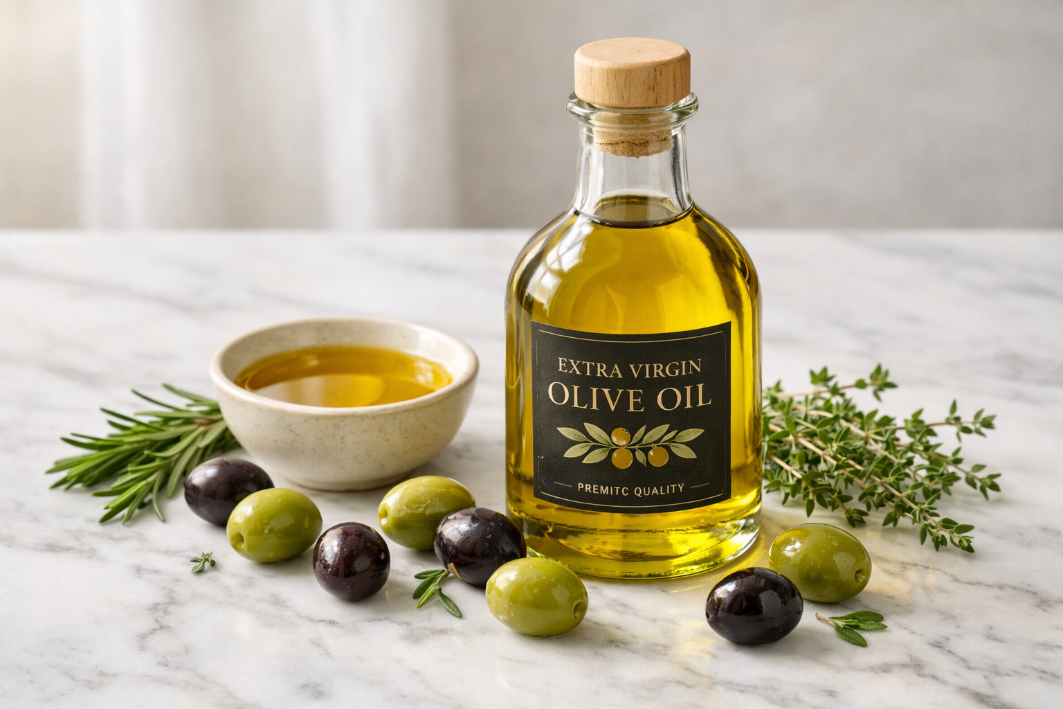 Sızma zeytinyağı ve zeytinler